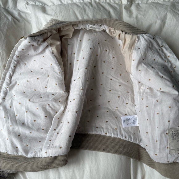 Cozy Cream Toddler Sherpa Jacket - Picture 2 of 4